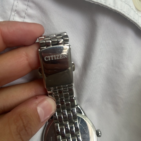 Citizen Watch Eco-Drive FE6111-87A Swarovski Bezel Silver Steel Women main image 4